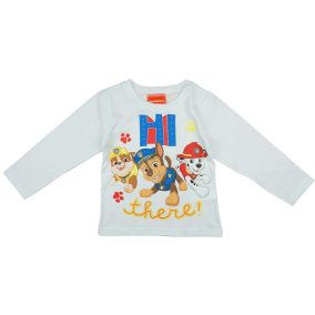 Hosszú ujjú kisfiú póló Mancs őrjárat mintával
