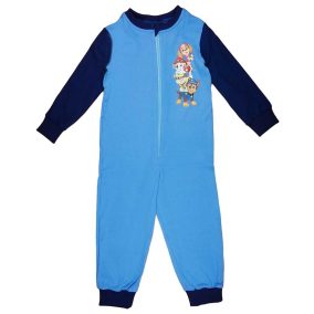   Belül bolyhos overálos kisfiú pizsama Mancs őrjárat mintával