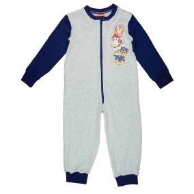   Belül bolyhos overálos kisfiú pizsama Mancs őrjárat mintával