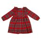 Kockás hosszú ujjú kislány ruha