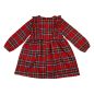 Kockás hosszú ujjú kislány ruha