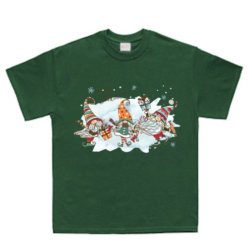 Rövid ujjú gyerek póló karácsonyi mintával