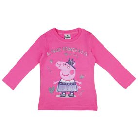 Hosszú ujjú kislány póló Peppa malac mintával