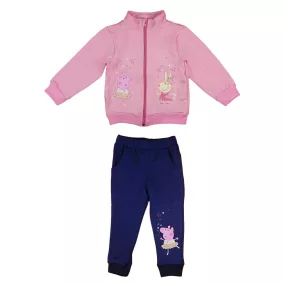   Belül bolyhos kislány szabadidő szett Peppa malac mintával