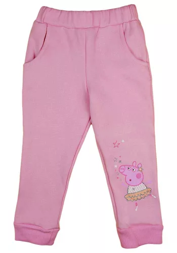 Belül bolyhos kislány szabadidő szett Peppa malac mintával