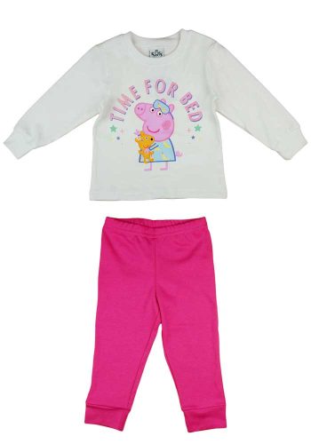 Két részes kislány pizsama Peppa malac mintával