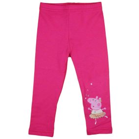 Belül bolyhos kislány leggings Peppa malac mintával