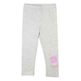 Elasztikus pamut kislány leggings Peppa malac mintával