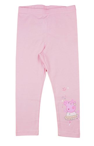 Elasztikus pamut kislány leggings Peppa malac mintával