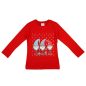 Hosszú ujjú lány póló karácsonyi manós mintával