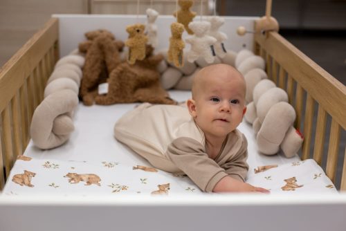 Migotka PRÉMIUM 2 RÉSZES  ÁGYNEMŰGARNITÚRA- Medvebocs 100X135cm + 40X60 cm