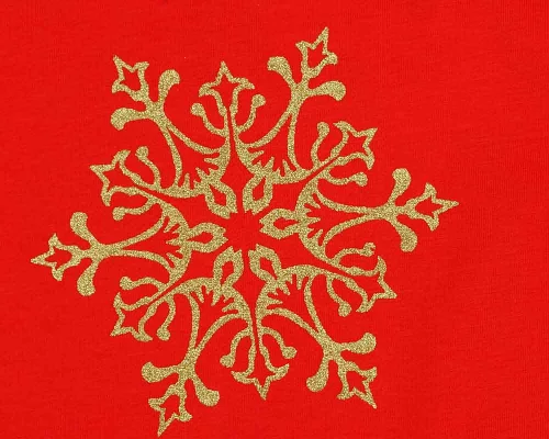 Hosszú ujjú kislány ruha karácsonyi mintával