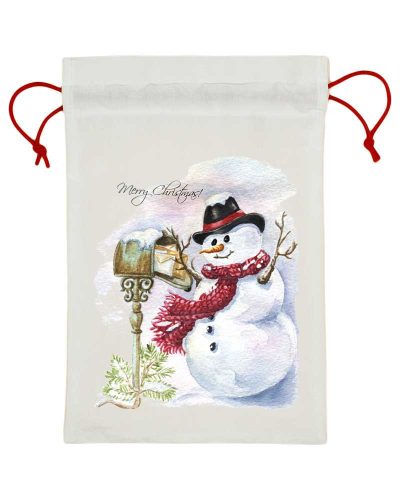 Karácsonyi közepes méretű ajándékzsák 40x50cm