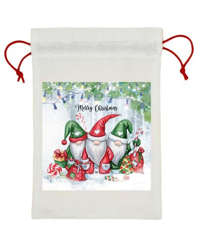 Karácsonyi közepes méretű ajándékzsák 40x50cm