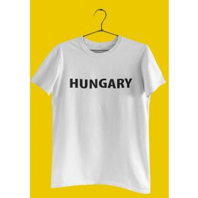 Rövid ujjú gyerek póló Hungary felirattal