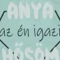   Rövid ujjú baba body "Anya az én igazi hősöm" felirattal