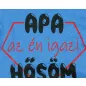   Rövid ujjú baba body "Apa az én igazi hősöm" felirattal