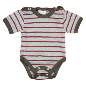 Rövid ujjú dupla patentos baba body