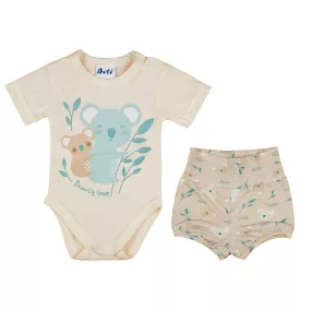 2 részes baba szett koalás mintával