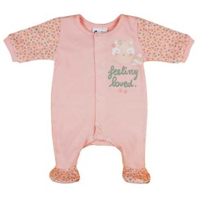   Hosszú ujjú vékony pamut rugdalózó Mancs őrjárat mintával