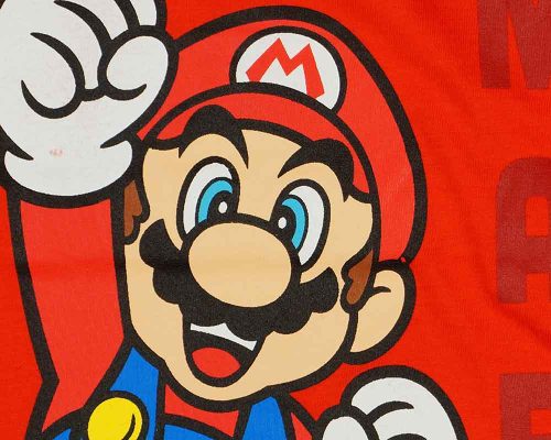 2 részes nyári fiú pizsama Super Mario mintával