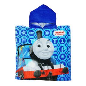 Thomas mintás kapucnis fürdőponcsó