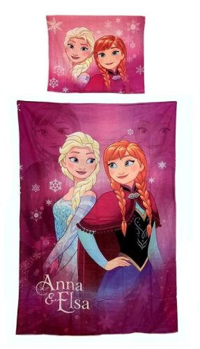 Disney Frozen/ Jégvarázs mintás 2 részes pamut ágyneműhuzat