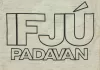 Rövid ujjú baba body "Ifjú padavan" felirattal