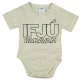Rövid ujjú baba body "Ifjú padavan" felirattal