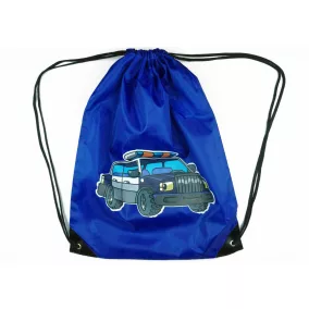 Tornazsák rendőrautós mintával