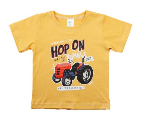 2 részes kisfiú nyári szett traktoros mintával