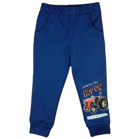 Kisfiú szabadidő nadrág traktoros mintával