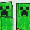 Rövid ujjú fiú póló Minecraft mintával