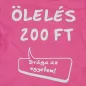   Hosszú ujjú baba body "Ölelés 200 Ft" felirattal