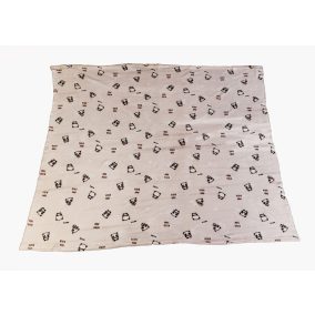 Mintás wellsoft babatakaró 150x130cm