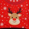 Karácsonyi belül bolyhos pulóver