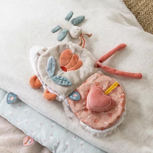 NATTOU Puha könyv sündisznó Zoe aktivitásokkal 14 cm Mila, Zoe & Lana