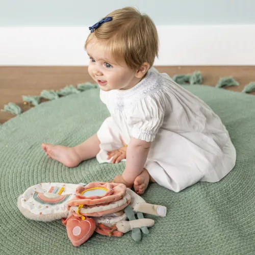 NATTOU Puha könyv sündisznó Zoe aktivitásokkal 14 cm Mila, Zoe & Lana