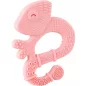   CHICCO Szilikon rágóka Super Soft Chameleon rózsaszín 2h+