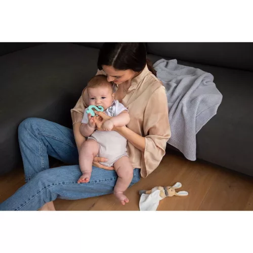 CHICCO Szilikon rágóka Super Soft Chameleon rózsaszín 2h+