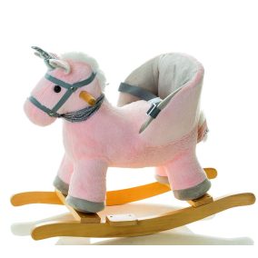   Apollo hintázó unikornis üléssel (hintaló)  - rózsaszín