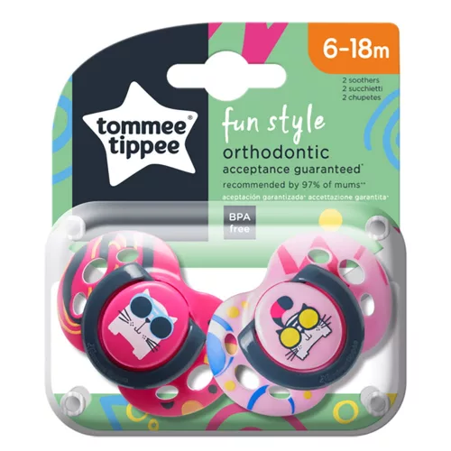 Tommee Tippee játszócumi CTN Fun 2 db 6-18hó