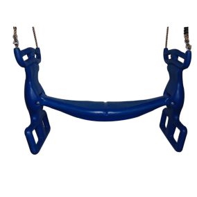 Hinta - Kétszemélyes műanyag háttalülős hinta kék