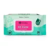 12x PETITE&MARS Nedves törlőkendő SO PURE bambusz, biológiailag lebomló, 56 db (672 db)