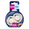 LOVI Dinamikus szilikon cumi Prime 18m+ 2db Kókusz/Elefántcsont