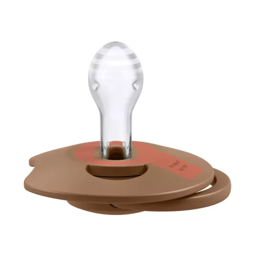 LOVI Dinamikus szilikon cumi Prime 18m+ 2db Granola/Narancs