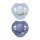 LOVI Dinamikus szilikon cumi Prime 18m+ 2db Baby Blue/Kék