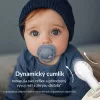 LOVI Világító szilikon dinamikus cumi Prime 18m+ 2db Elefántcsont/Rózsaszín