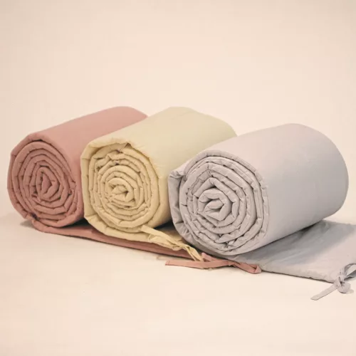 PETITE&MARS Rácsvédő kiságyba 180 cm  TILLY Dusty Pink 180 cm