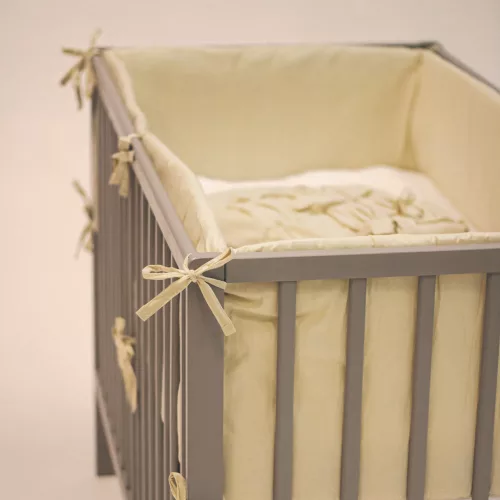 PETITE&MARS Rácsvédő kiságyba  TILLY MAX Light Grey 360 cm